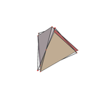 Projection of a tetrahedron on a tetrahedron